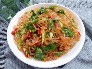 凉拌粉丝爆料怎么做的视频,简单美味，轻松学会
